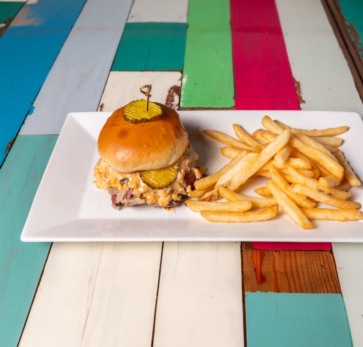 Smashtrami Burger.