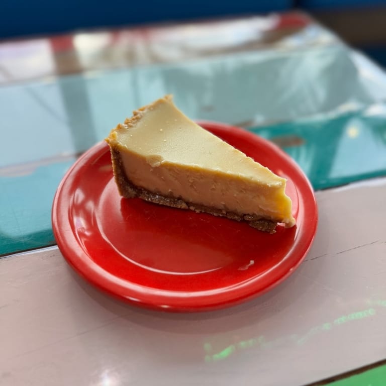 Indulge in our key lime pie
